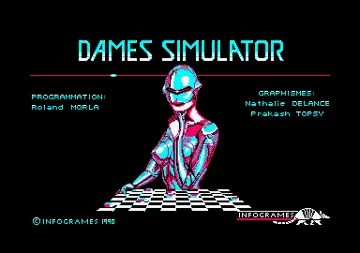 Dames Simulator (F) (1990) [Infogrames] screen shot title